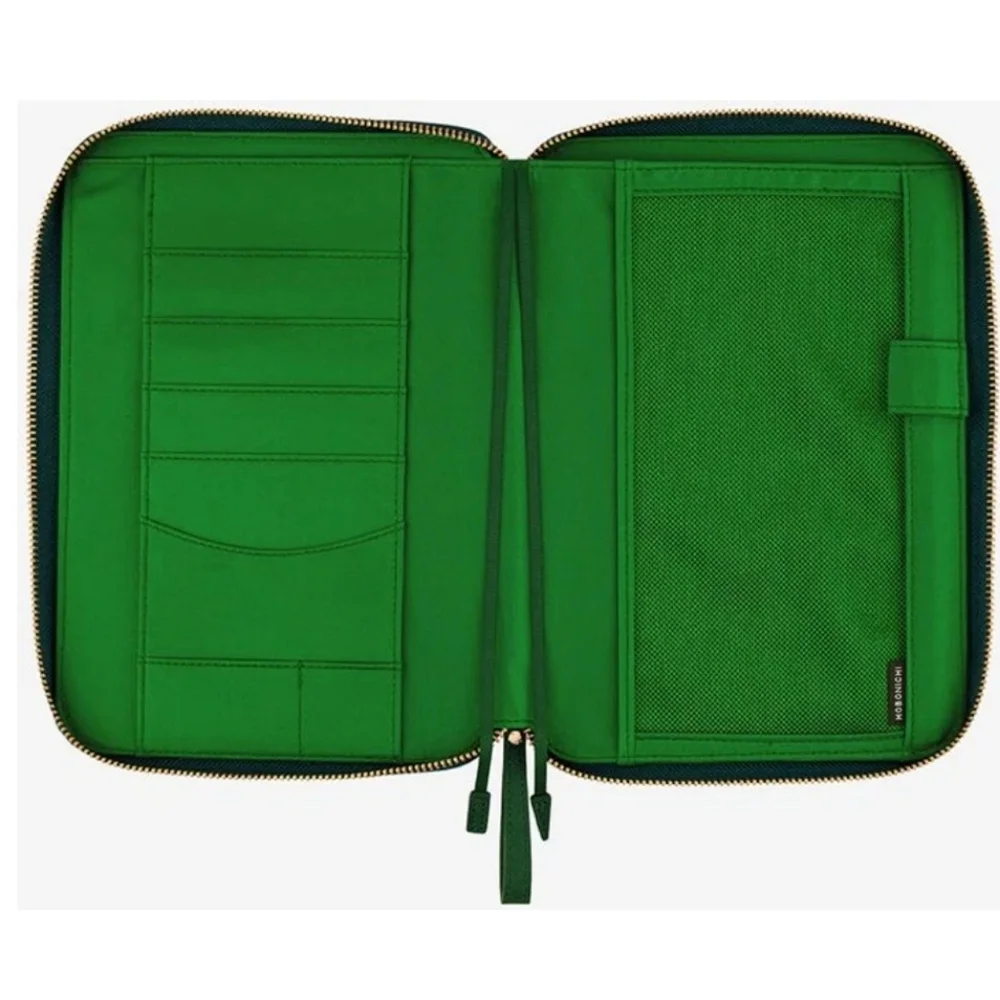 Green Zippered Pencil Case Pouch - Unbranded